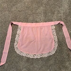 Vintage Pink Half Apron